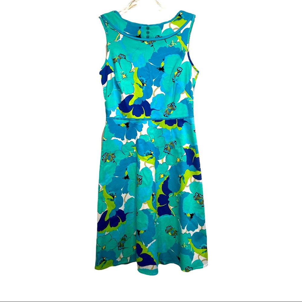 Believe Sleeveless Floral Dress